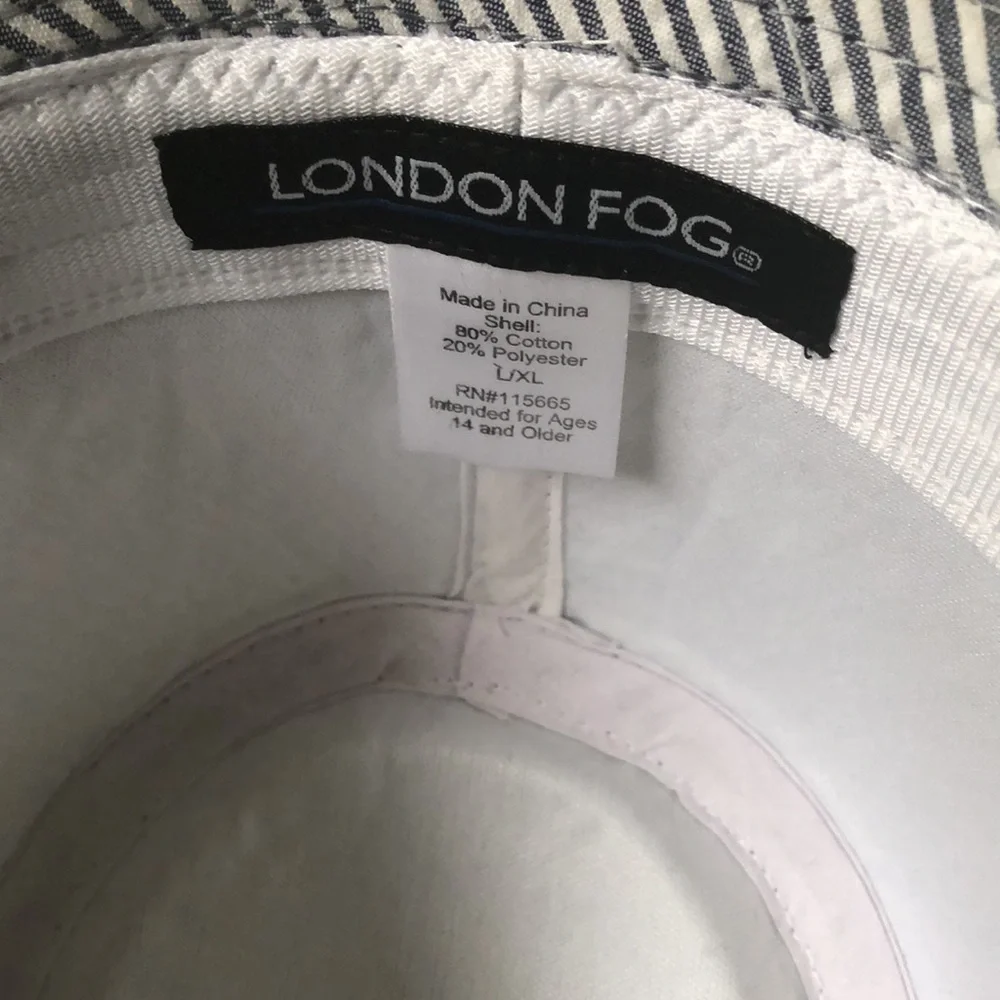 London‎ Fog ticking stripe fedora - Picture 5 of 9